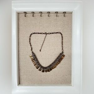 JCrew Gold statement necklace